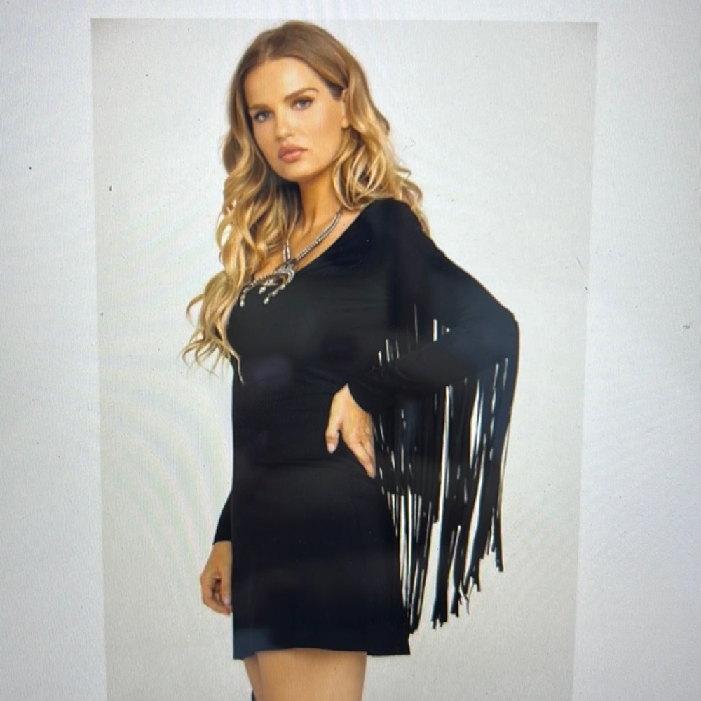 Idyllwind I Feel Like Dancing Fringe Dress SZ.L